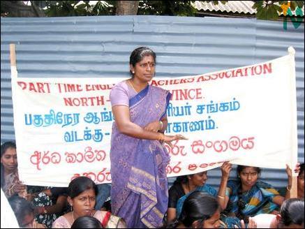 English teachers protest