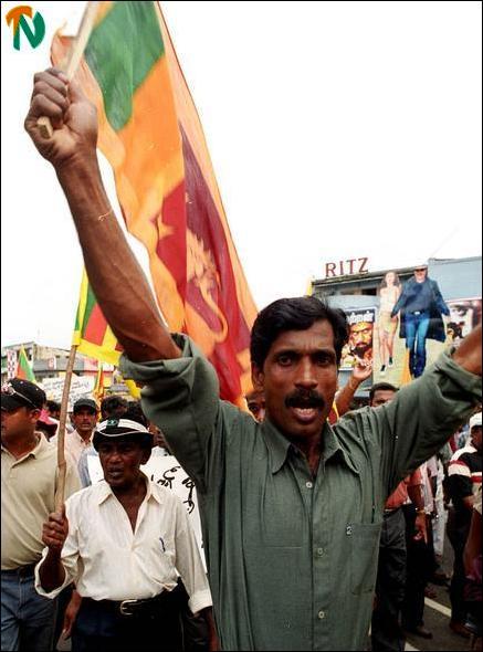 JVP-SLFP march