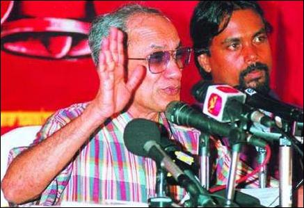 JVP leader Somawansha Amarasinghe