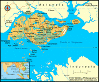 Singapore map