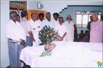 Party members paying homage to Eelathunathan