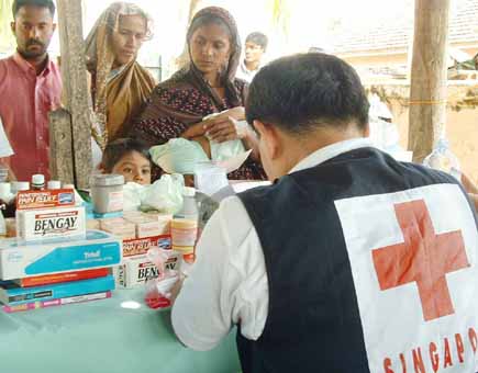 Singapore Red Cross medical camp, Nilaveli