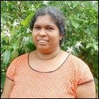 A Sinhalese housewife thanks the TRO