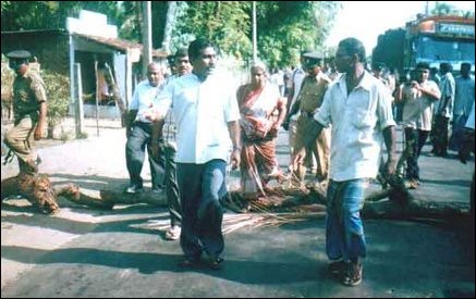Batticaloa Protest.