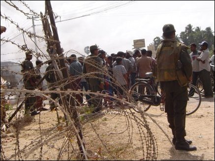 Protest in Gurunagar