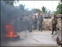 Protest in Gurunagar
