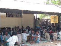 Protest in Gurunagar