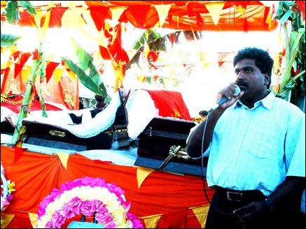 Elilan at funeral