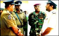 Rear Admiral Wasantha Karanagoda, SSP Mr.Ambanwela .