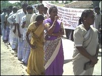 Mannar SSCP demo, 19 July 2005.