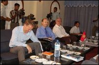 Bauer meeting in Kilinochchi