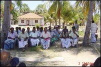 Foundation laid for permanent houses