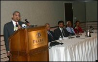 TWA press conference.