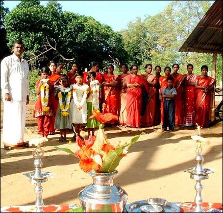 Potkerni war affected women start small industries project
