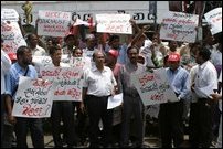 Colombo protest