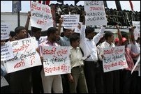 Colombo protest