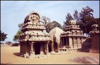 Mamallapuram: front view