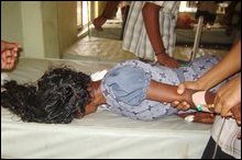 SLAF bombardment in Mullaiththeevu