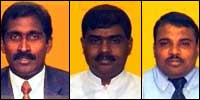 TNA MPs Jeyanandamoorthy, Ariyanethran and Kajendran