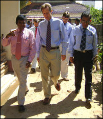 James R. Moore visit jaffna
