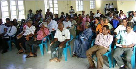 Sri Lankas reconciliation commission (LLRC) in Jaffna